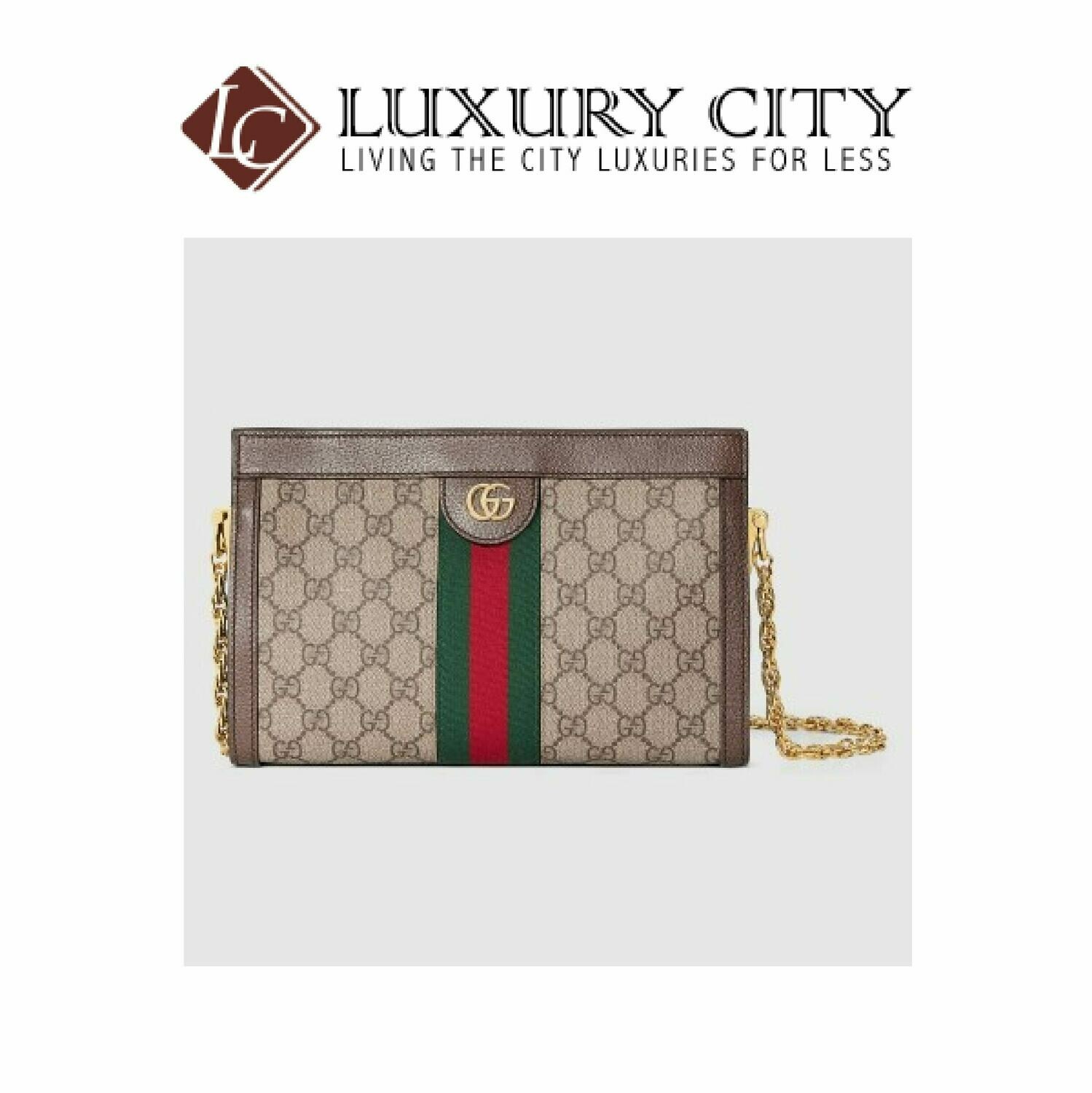 [Luxury City] Gucci Ophidia GG Small Shoulder Bag Light Brown/Sand Gucci- 503877