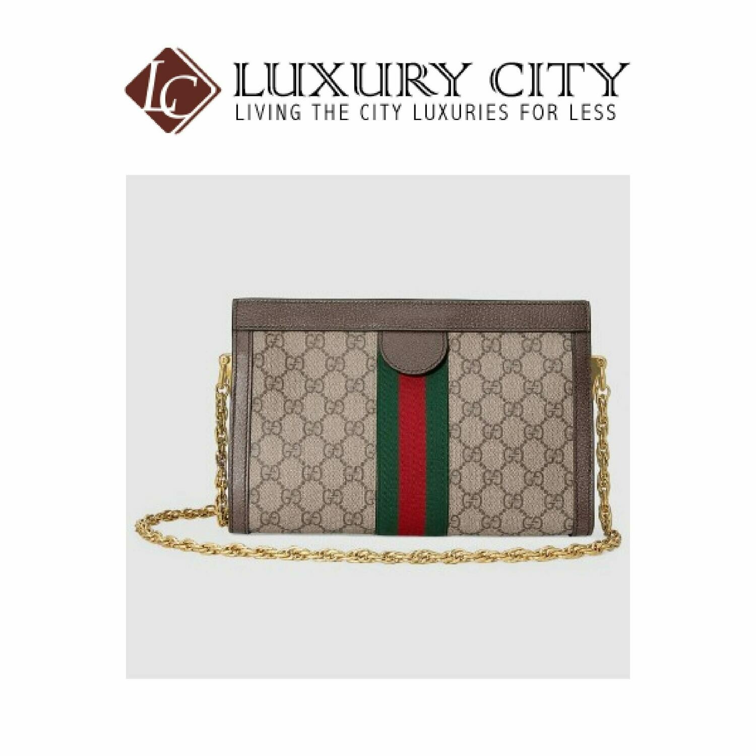 [Luxury City] Gucci Ophidia GG Small Shoulder Bag Light Brown/Sand Gucci- 503877