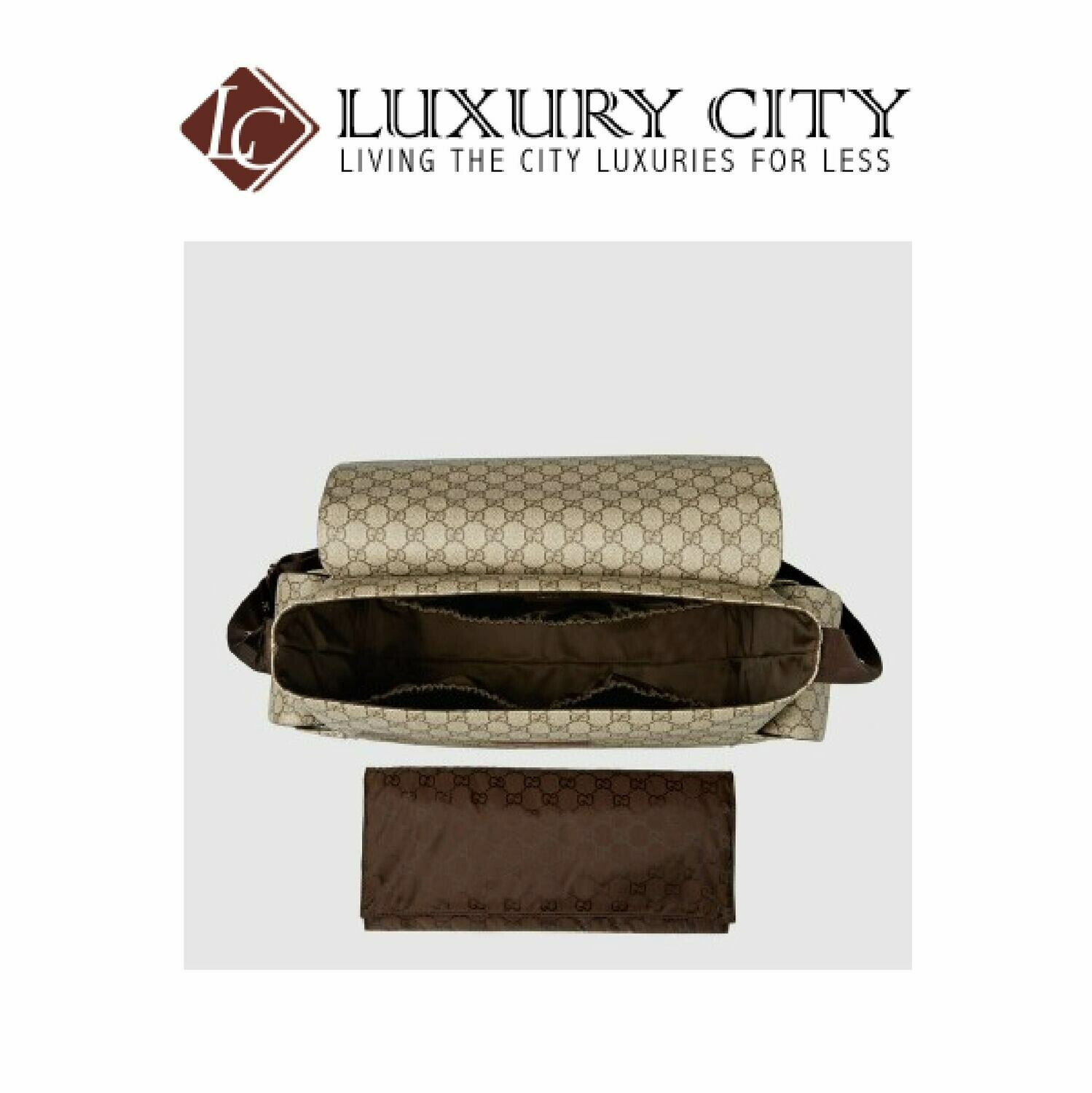 [Luxury City] Gucci GG Supreme Baby Bag Light Brown/Sand Gucci- 211131
