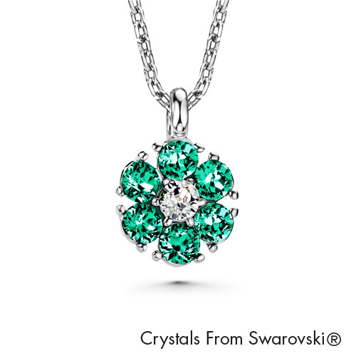 LUSH Flower Birthstone Necklace (Available in 12 Colours)