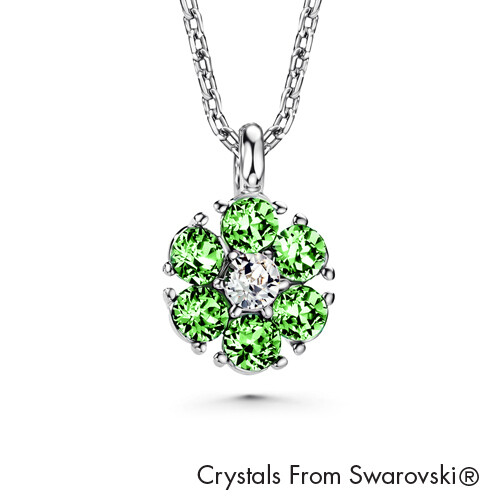 LUSH Flower Birthstone Necklace (Available in 12 Colours)