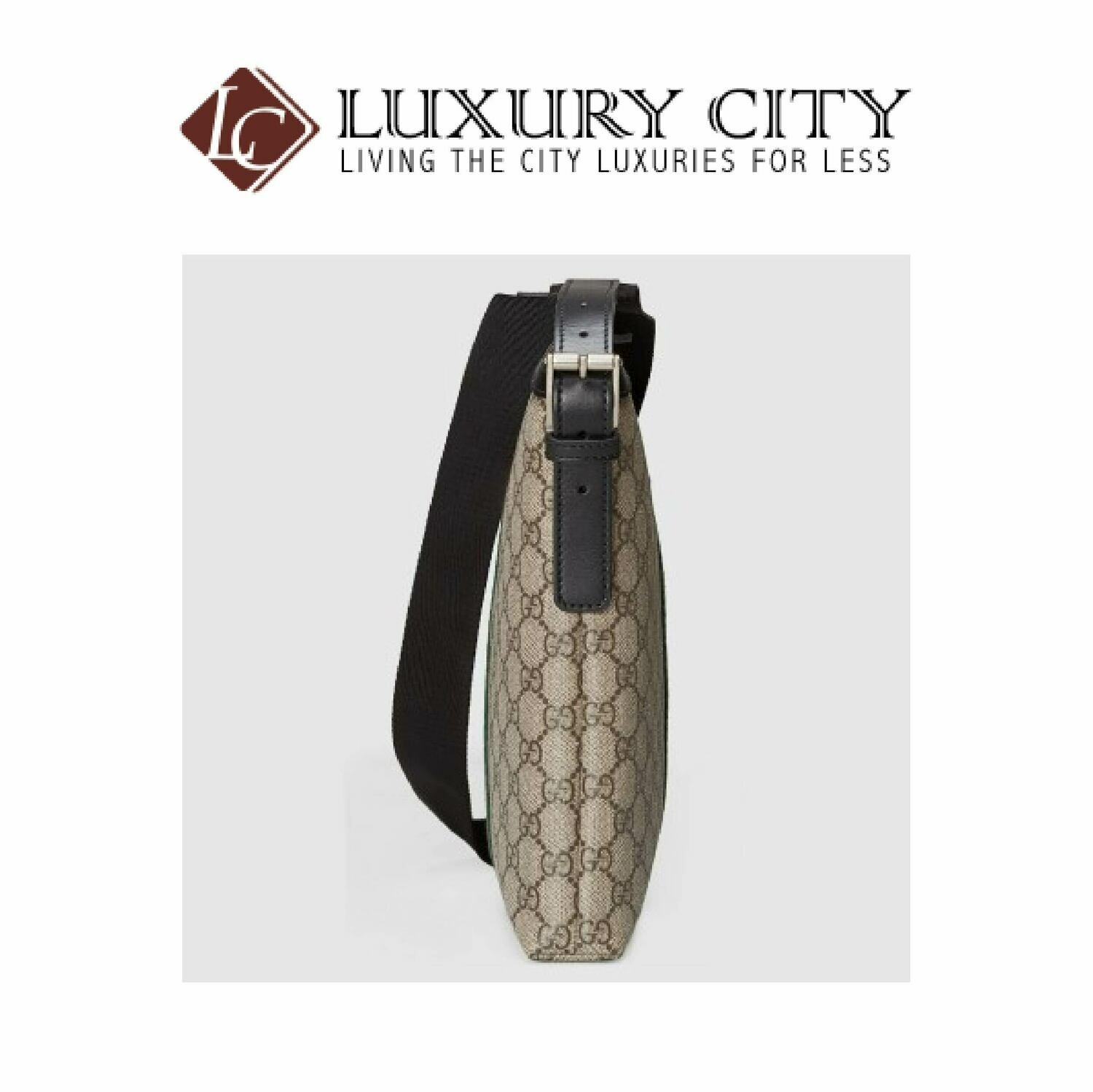 [Luxury City] Gucci Web GG Supreme Messenger Brown Gucci- 387111