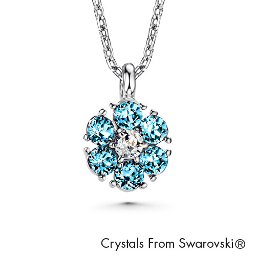 LUSH Flower Birthstone Necklace (Available in 12 Colours)