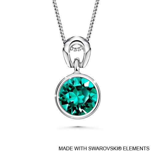 LUSH Solitaire Birthstone Necklace (Available in 12 Colours)