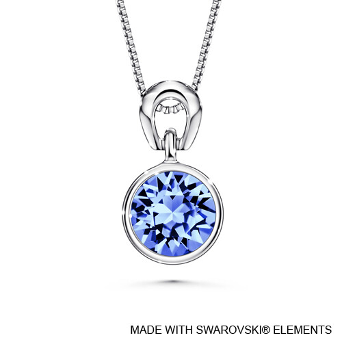 LUSH Solitaire Birthstone Necklace (Available in 12 Colours)