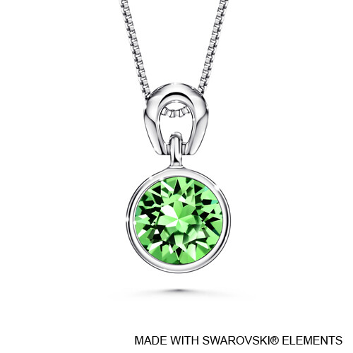 LUSH Solitaire Birthstone Necklace (Available in 12 Colours)