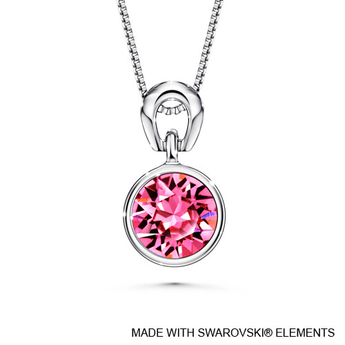 LUSH Solitaire Birthstone Necklace (Available in 12 Colours)