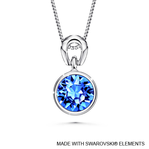 LUSH Solitaire Birthstone Necklace (Available in 12 Colours)