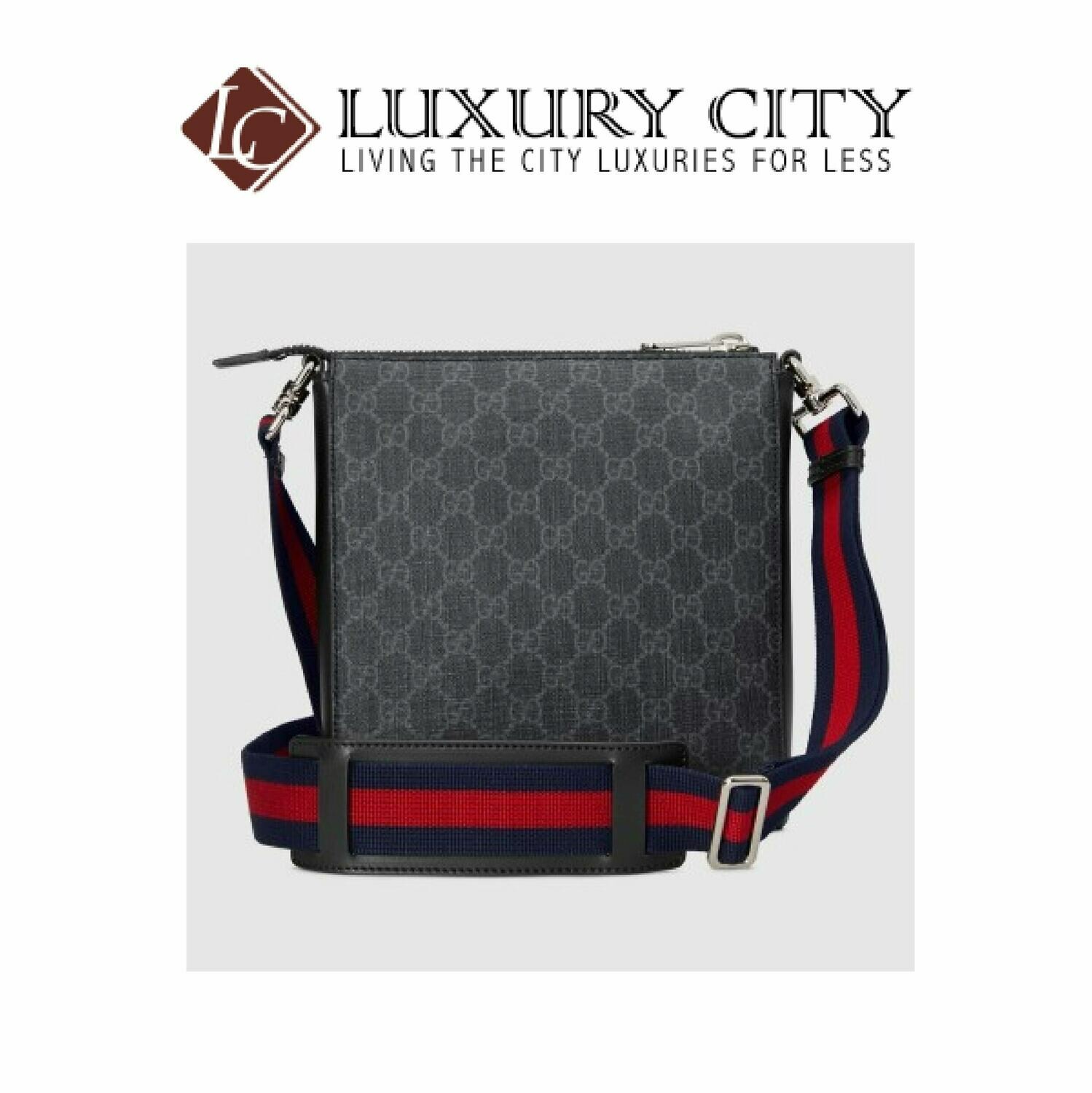 [Luxury City] Gucci GG Black Small Messenger Bag Black Gucci- 523599