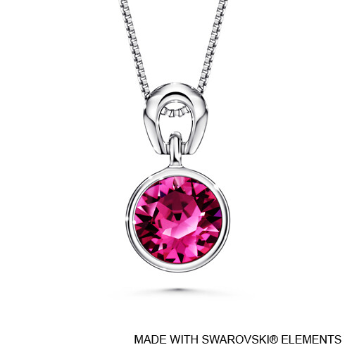 LUSH Solitaire Birthstone Necklace (Available in 12 Colours)