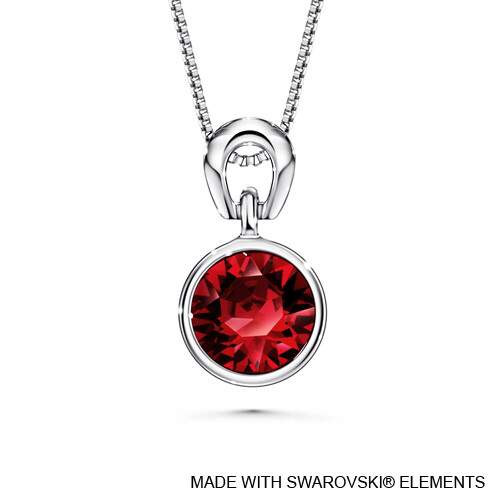 LUSH Solitaire Birthstone Necklace (Available in 12 Colours)