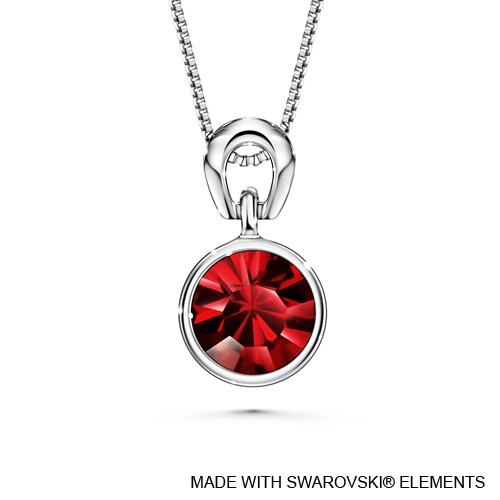 LUSH Solitaire Birthstone Necklace (Available in 12 Colours)