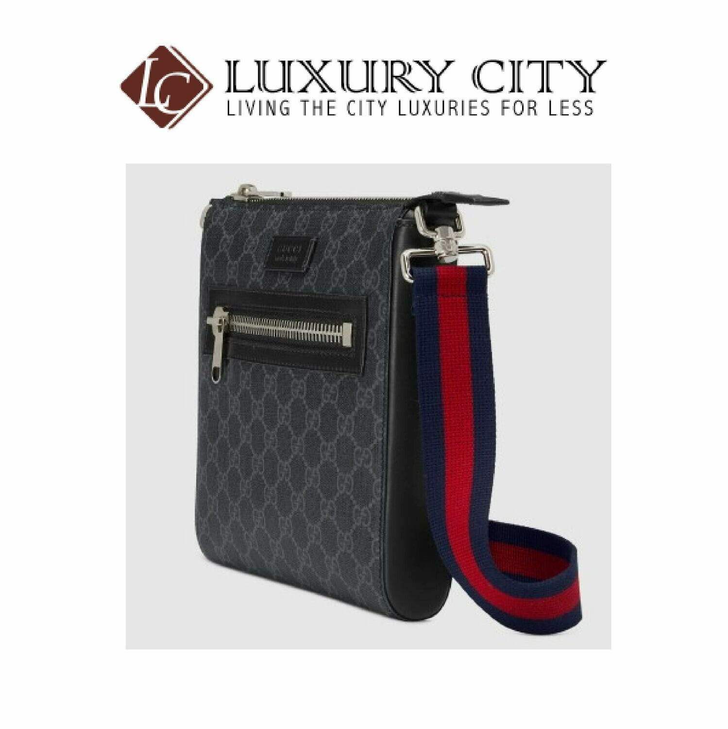 [Luxury City] Gucci GG Black Small Messenger Bag Black Gucci- 523599