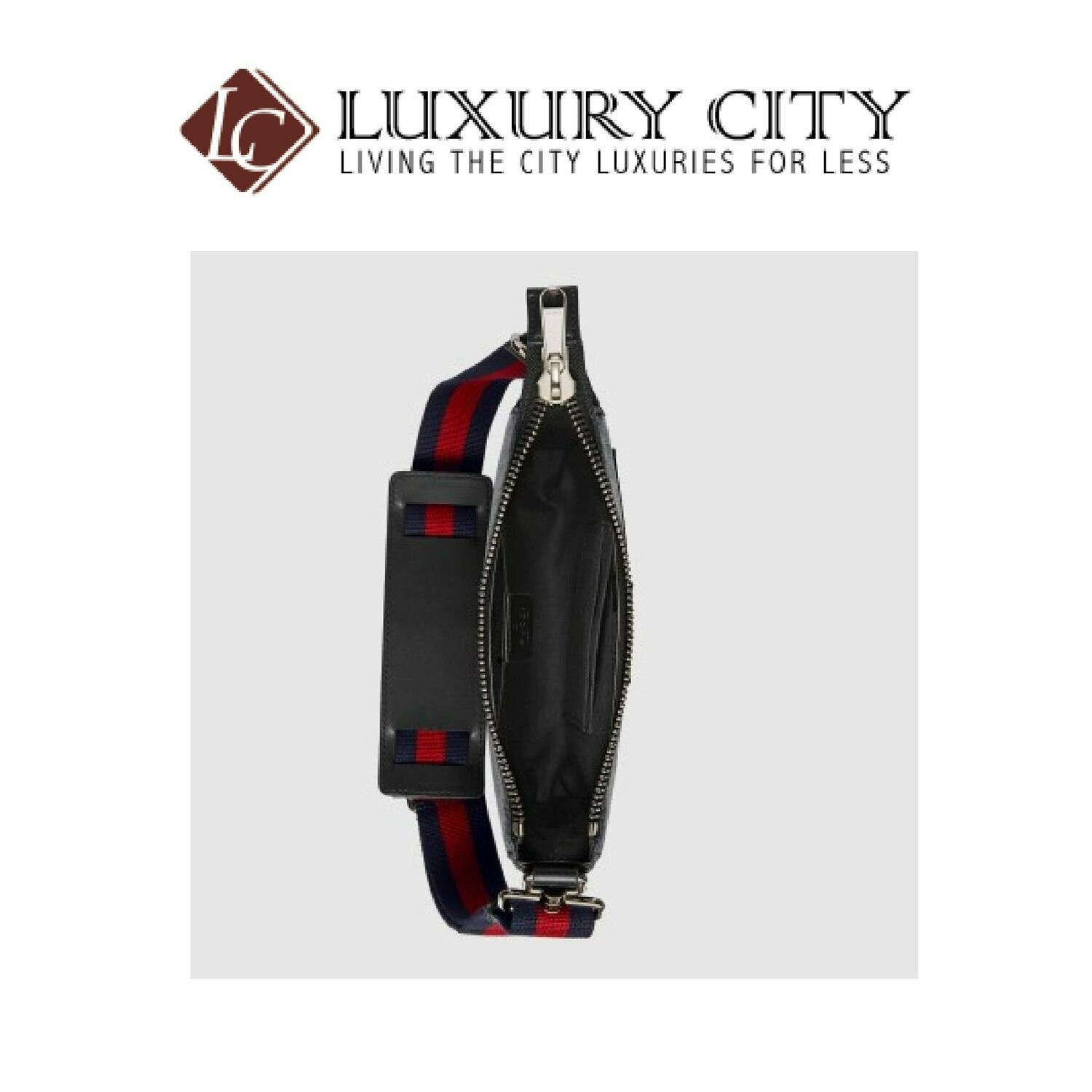[Luxury City] Gucci GG Black Small Messenger Bag Black Gucci- 523599
