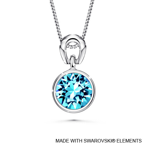 LUSH Solitaire Birthstone Necklace (Available in 12 Colours)