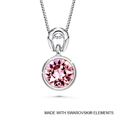 LUSH Solitaire Birthstone Necklace (Available in 12 Colours)