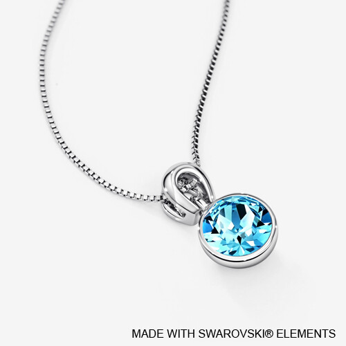 LUSH Solitaire Birthstone Necklace (Available in 12 Colours)