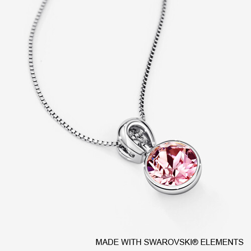 LUSH Solitaire Birthstone Necklace (Available in 12 Colours)