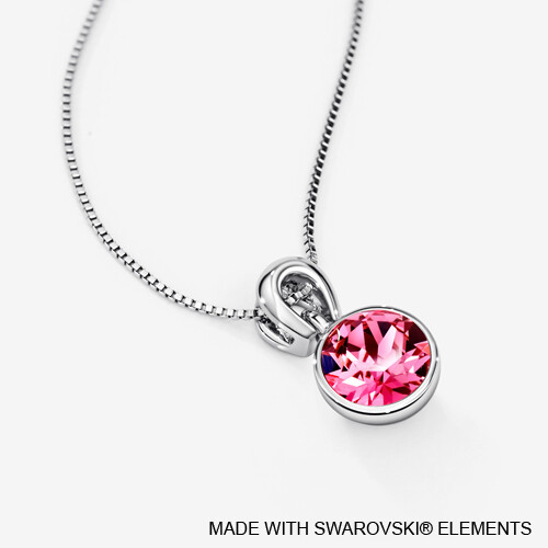 LUSH Solitaire Birthstone Necklace (Available in 12 Colours)