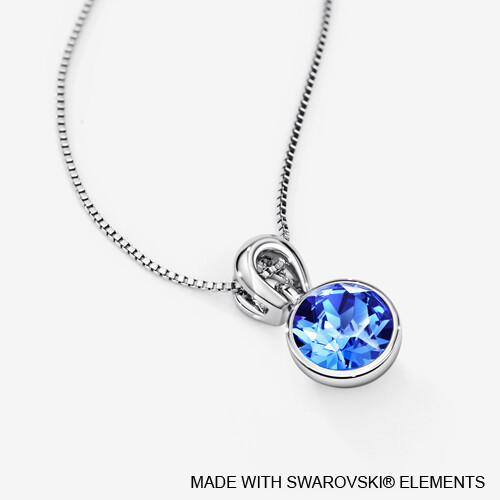 LUSH Solitaire Birthstone Necklace (Available in 12 Colours)
