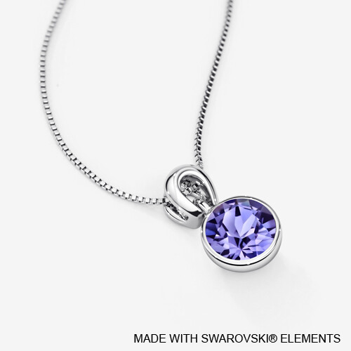 LUSH Solitaire Birthstone Necklace (Available in 12 Colours)