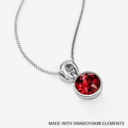 LUSH Solitaire Birthstone Necklace (Available in 12 Colours)