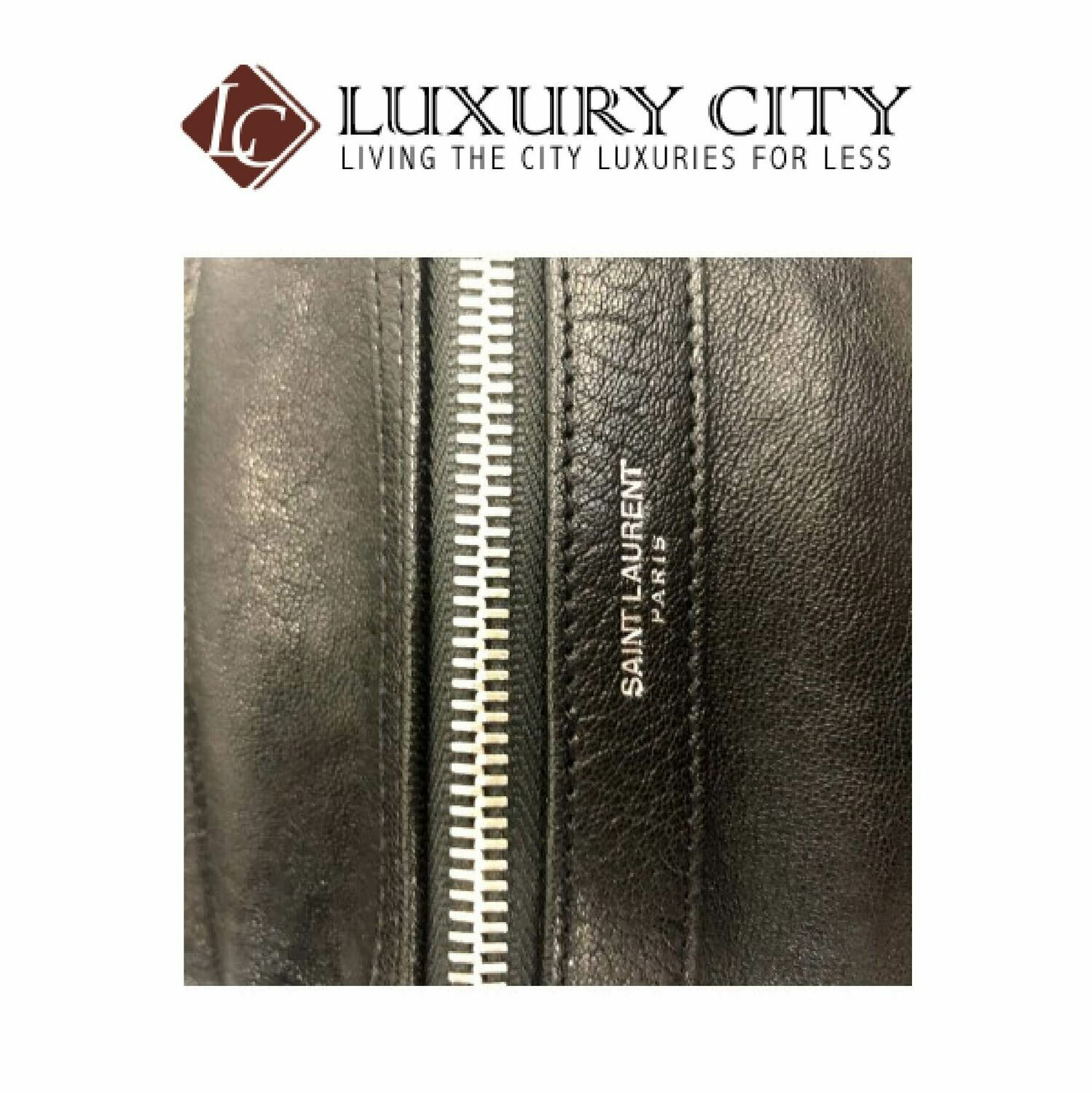 [Luxury City] Saint Laurent Full Leather Backpack-98738036