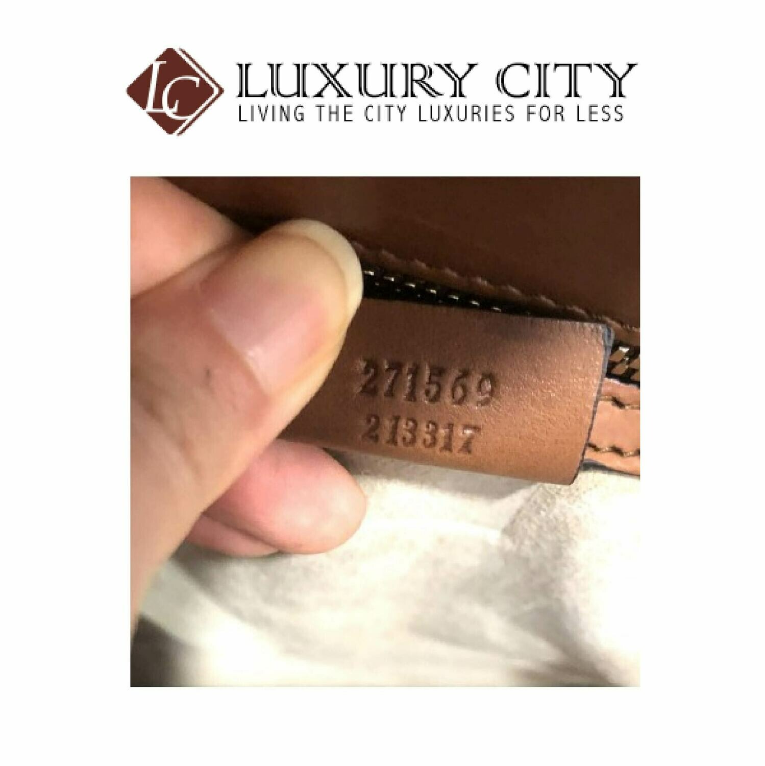 [Luxury City] Gucci Leather Business Bag GUCCI-271569213317 (Brown)