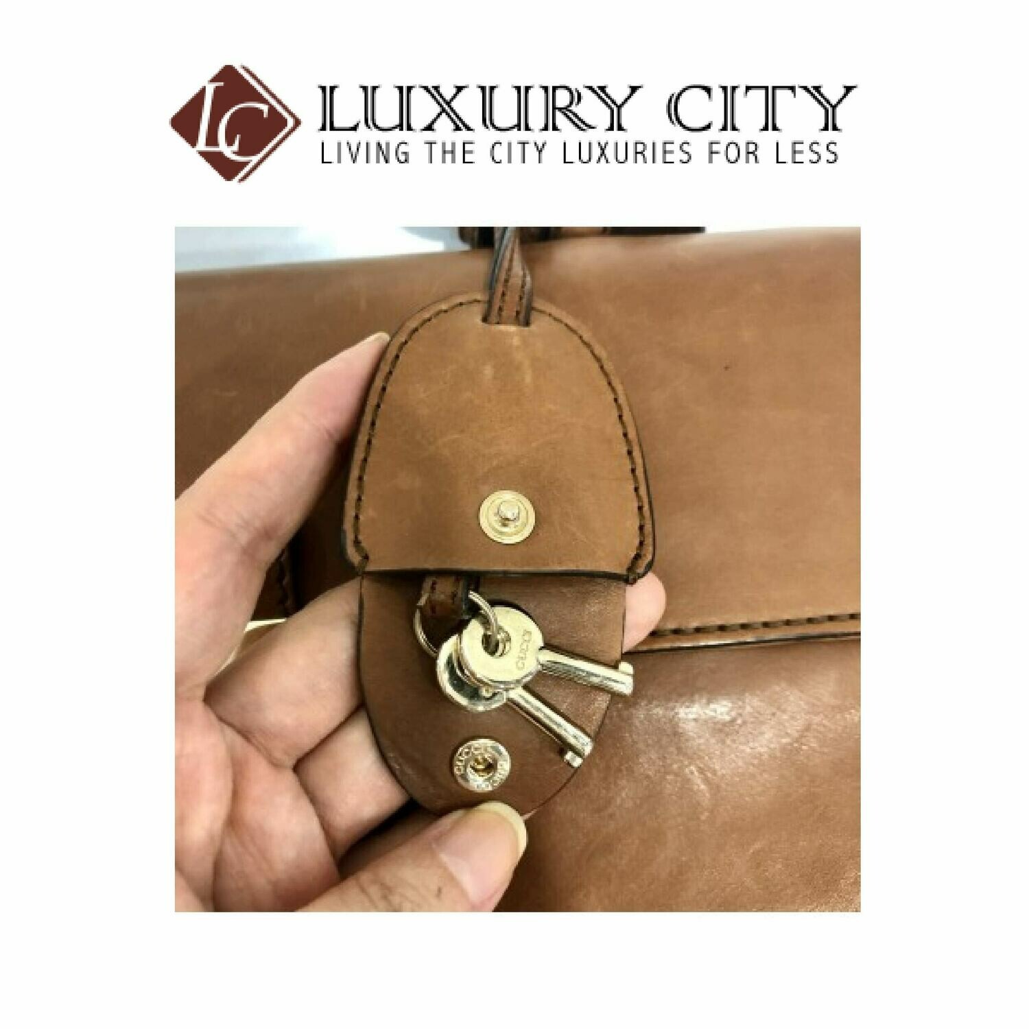 [Luxury City] Gucci Leather Business Bag GUCCI-271569213317 (Brown)