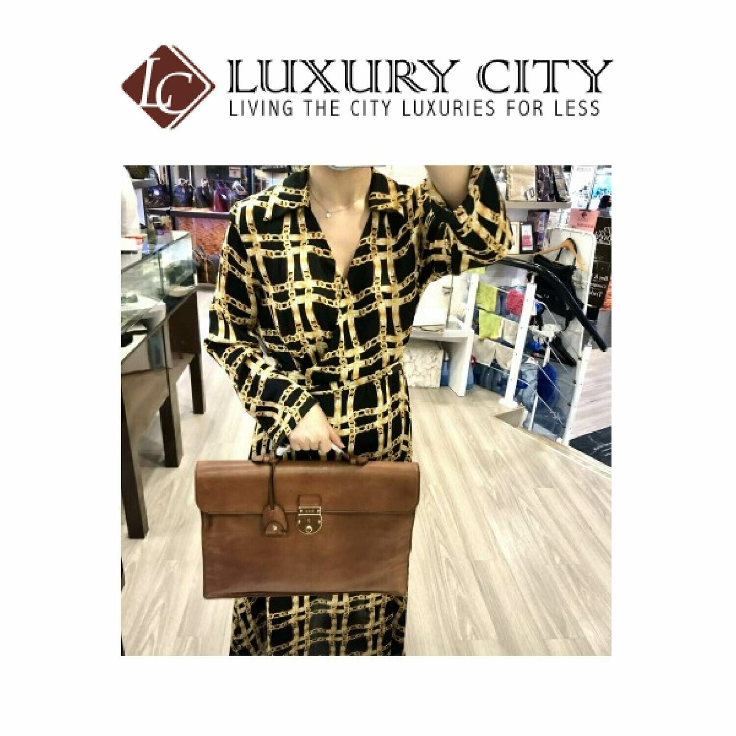 [Luxury City] Gucci Leather Business Bag GUCCI-271569213317 (Brown)