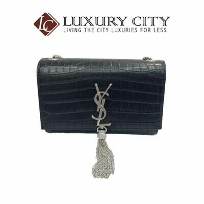 [Luxury City] Yves Saint Laurent Classic Monogram Tassel Satchel Black YSL- 96071324