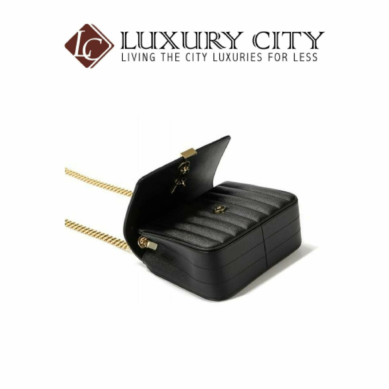 [Luxury City] Saint Laurent Vicky Medium In Matelasse Lambskin Black YSL- 532612