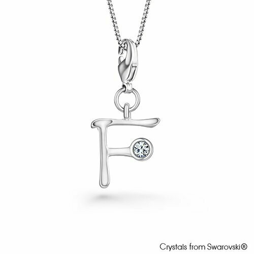 LUSH Alphabet F Charm Necklace