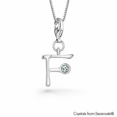 LUSH Alphabet F Charm Necklace