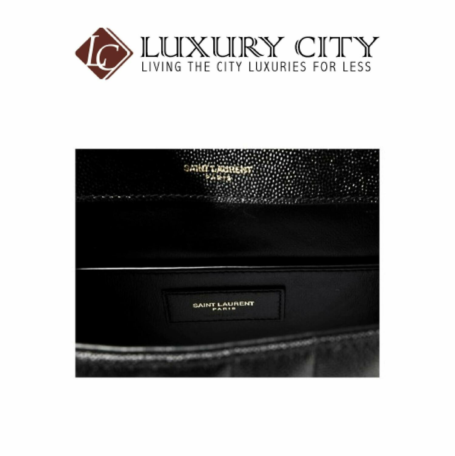 [Luxury City] Saint Laurent Vicky Medium In Matelasse Lambskin Black YSL- 532612