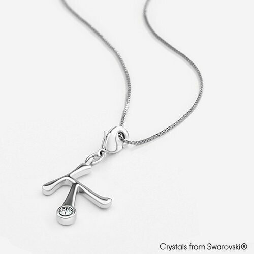 LUSH Alphabet K Charm Necklace
