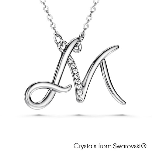 LUSH Alphabet M Necklace