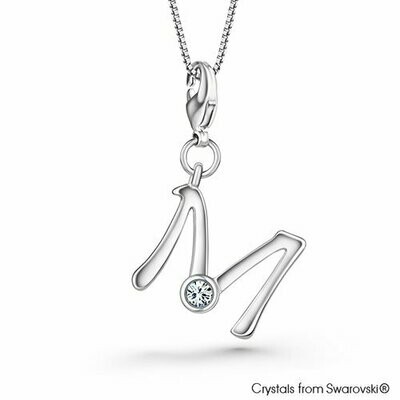 LUSH Alphabet M Charm Necklace