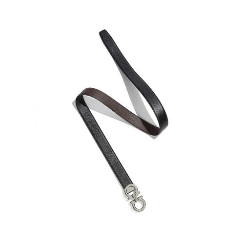 [Luxury City] Salvatore Ferragamo Reversible And Adjustable Gancini Belt Black/Brown Sferragamo-679710