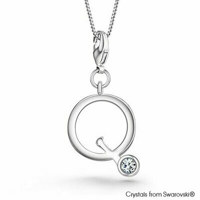 LUSH Alphabet Q Charm Necklace