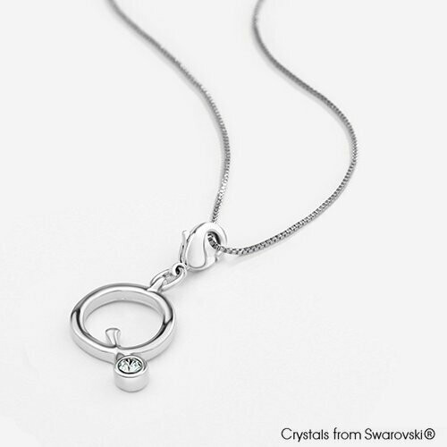 LUSH Alphabet Q Charm Necklace
