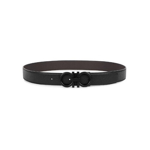 [Luxury City] Salvatore Ferragamo Adjustable And Reversible Gancini Belt Black/Brown Sferragamo-679974