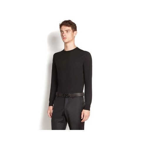[Luxury City] Salvatore Ferragamo Adjustable And Reversible Gancini Belt Black/Brown Sferragamo-679974