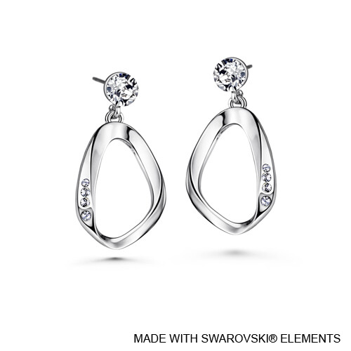 LUSH Amaris Pure Rhodium Plated Earrings