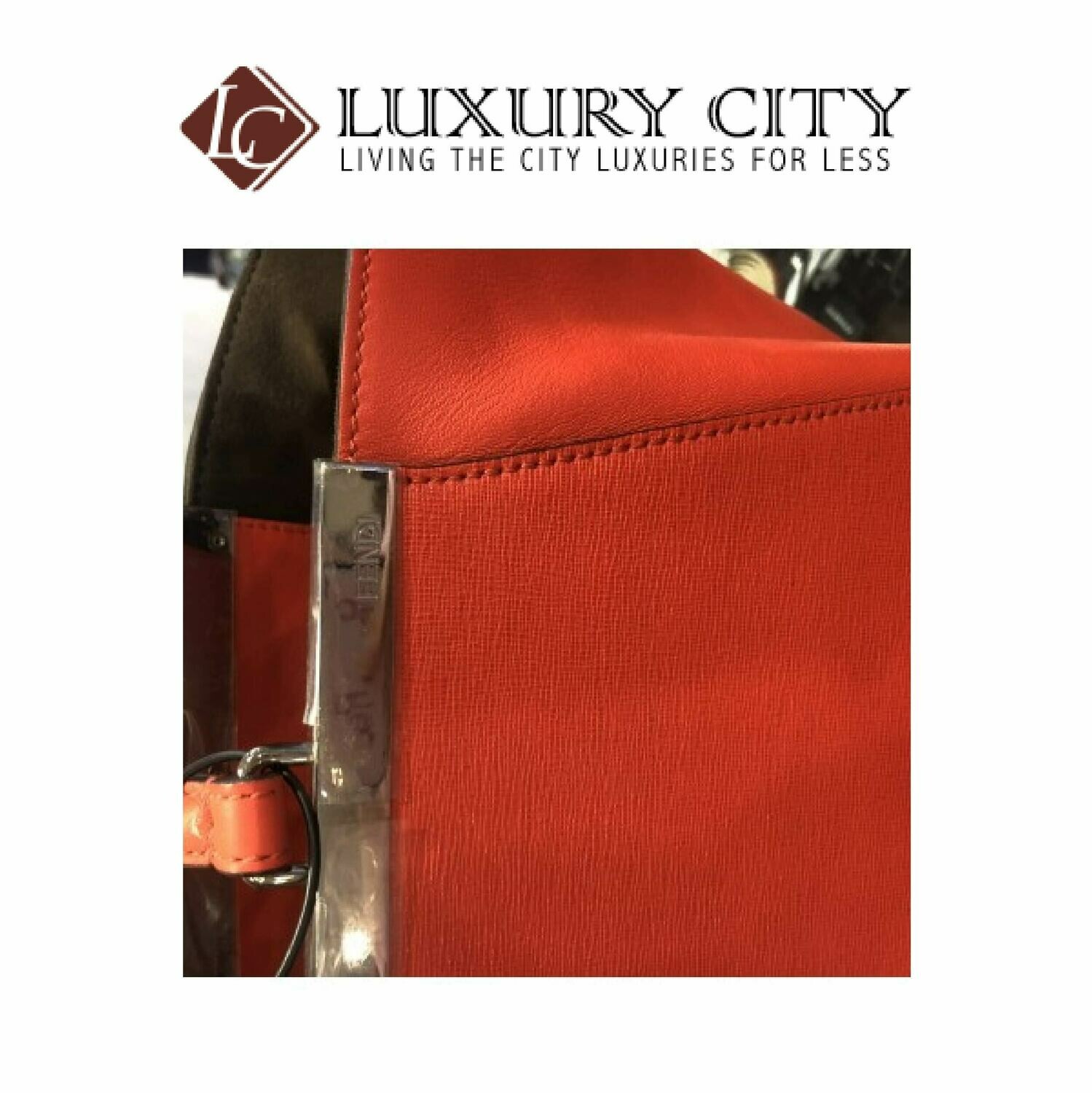 [Luxury City] Fendi Shopping 3Jours Tote Orange