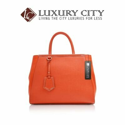 [Luxury City] Fendi Shopping 2Jours Medium Tote Orange