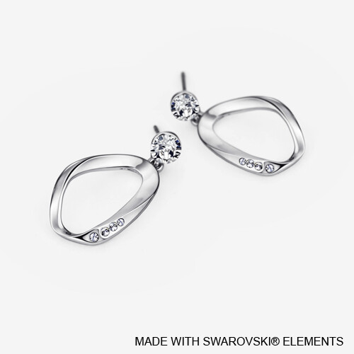 LUSH Amaris Pure Rhodium Plated Earrings