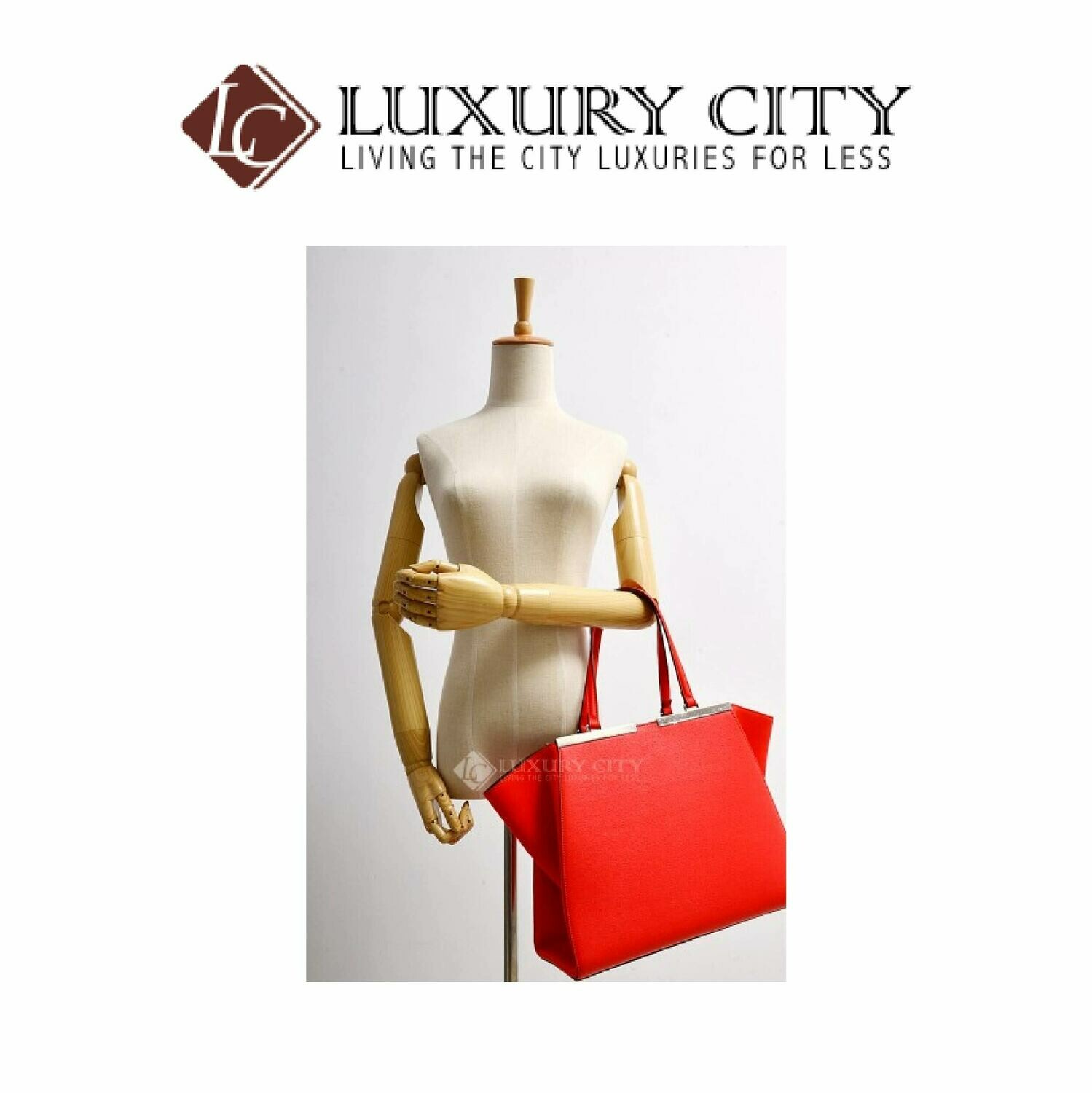 [Luxury City] Fendi Shopping 3Jours Tote Orange