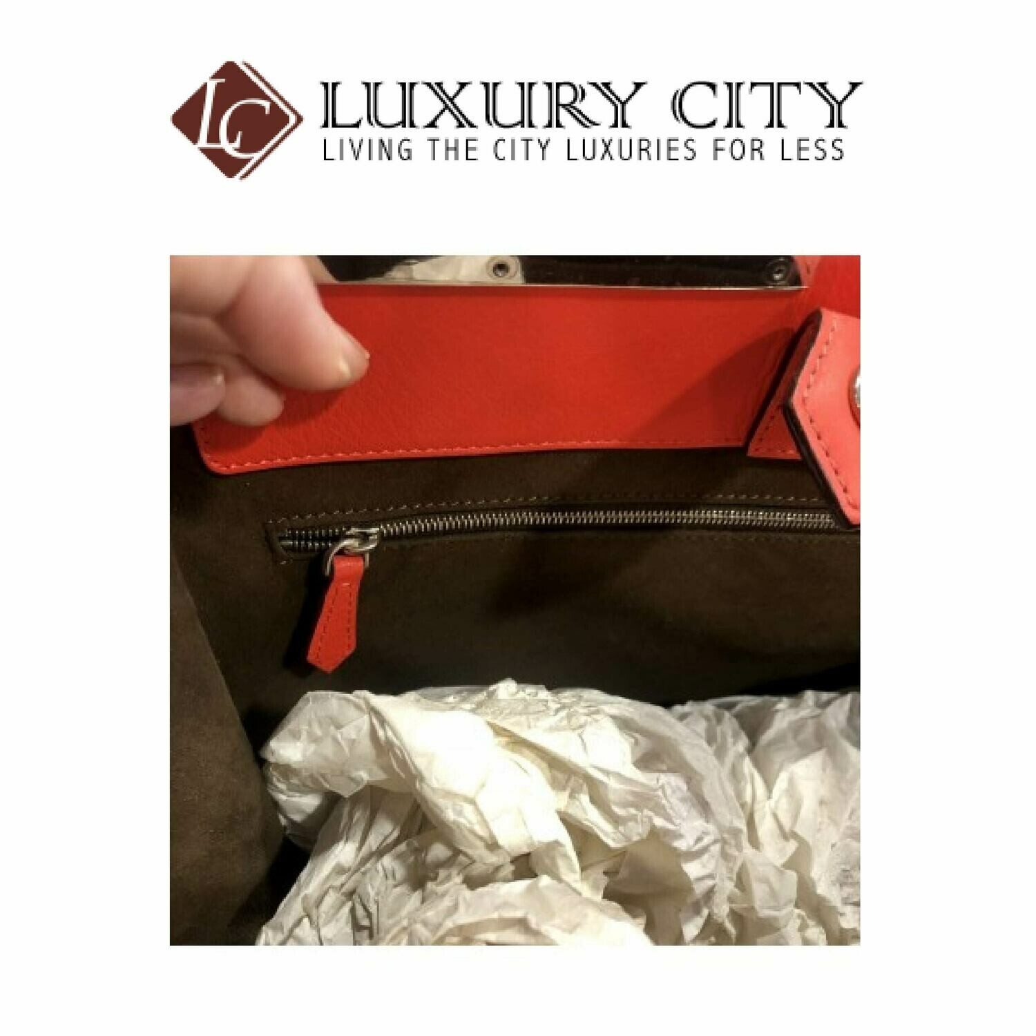 [Luxury City] Fendi Shopping 3Jours Tote Orange