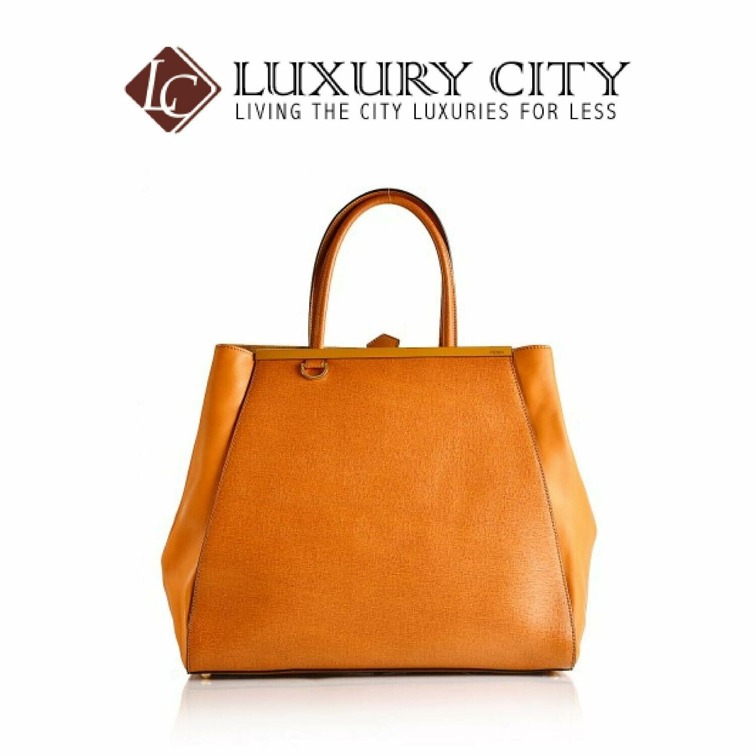 [Luxury City] Fendi Leather &quot;2Jours&quot; Bag
